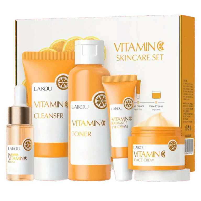 Vitamin C  Facial Care Kit [Cleanser, Toner, Serum, Eye Cream, Face Cream] | Brightening and Hydrating - Image 1