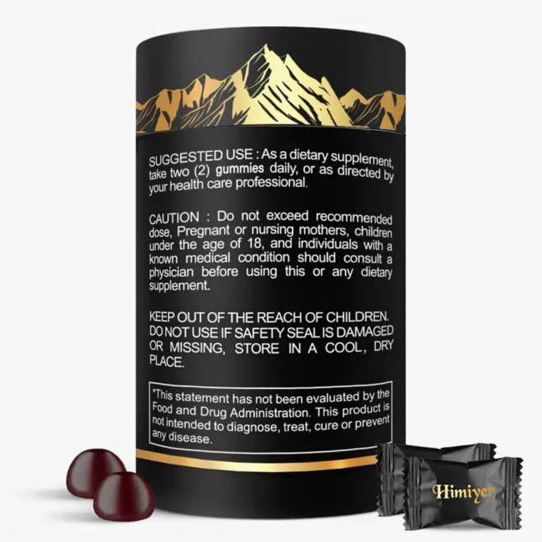 Pure Himalayan Shilajit Gold Gummies (3000mg), 60 Gummies for Energy Brain and Immunity Support - Image 3