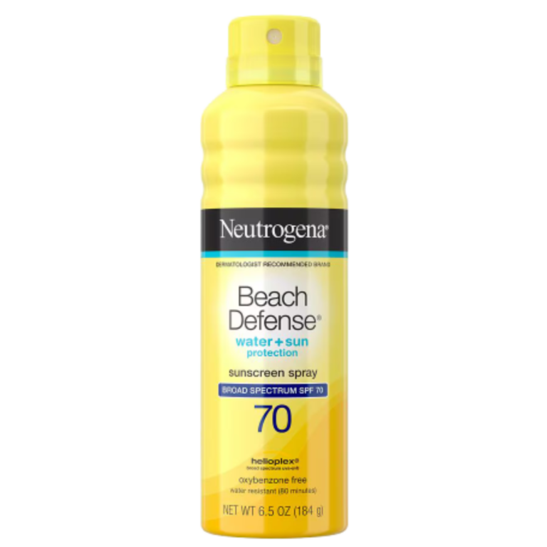Neutrogena Beach Defense Sunscreen Spray SPF 70 – 6.5 oz - Image 1