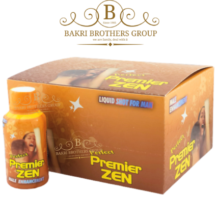 Premier Zen liquid herbal shots for men’s natural energy and wellness