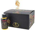 Secret Miracle Honey herbal drink in black and gold bottle for men’s wellness