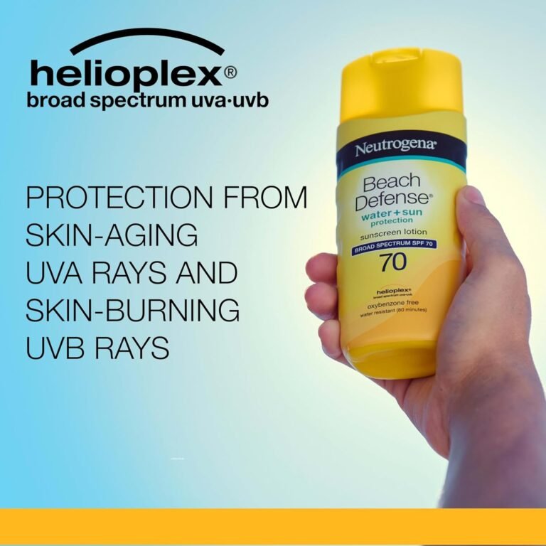 Neutrogena Beach Defense Sunscreen Lotion SPF 70 – 6.7 fl oz - Image 4