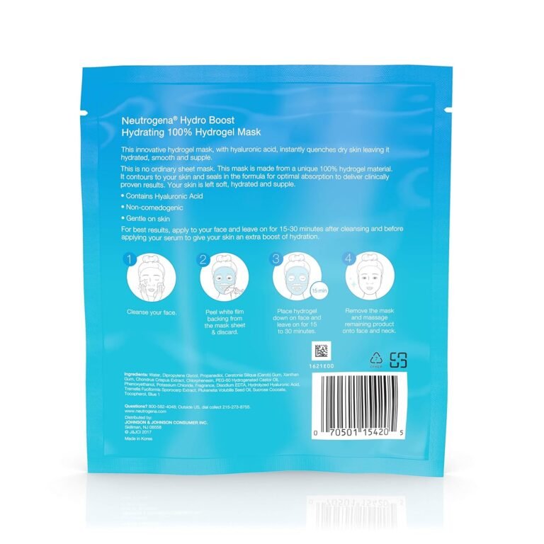 Neutrogena Hydro Boost Hydrating 100% Hydrogel Face Mask – 30g - Image 2