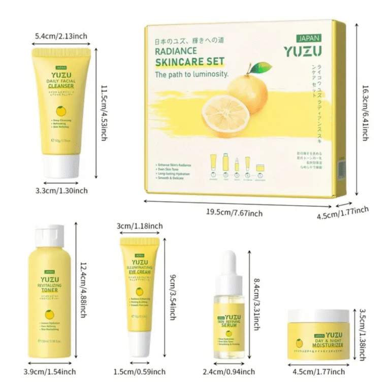 Japan Yuzu Facial Care Kit [Cleanser, Toner, Serum, Eye Cream, Moisturizer] | Hydrating and Skin Refining - Image 2