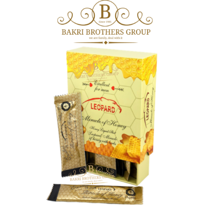 Leopard Miracle Honey for Him sachets in premium hard box with natural honey and herbs