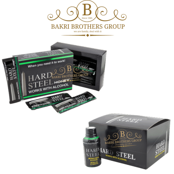 π₯ Hard Steel, Works with Alcohol (Honey Sachets & Liquid Shot Combo)