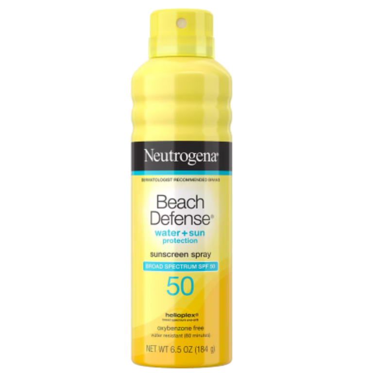 Neutrogena Beach Defense Sunscreen Spray SPF 50 – 6.5 oz - Image 1