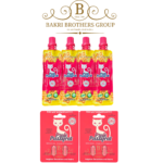 Blended female support pack with 4 Pink sachets and 2 capsule packs