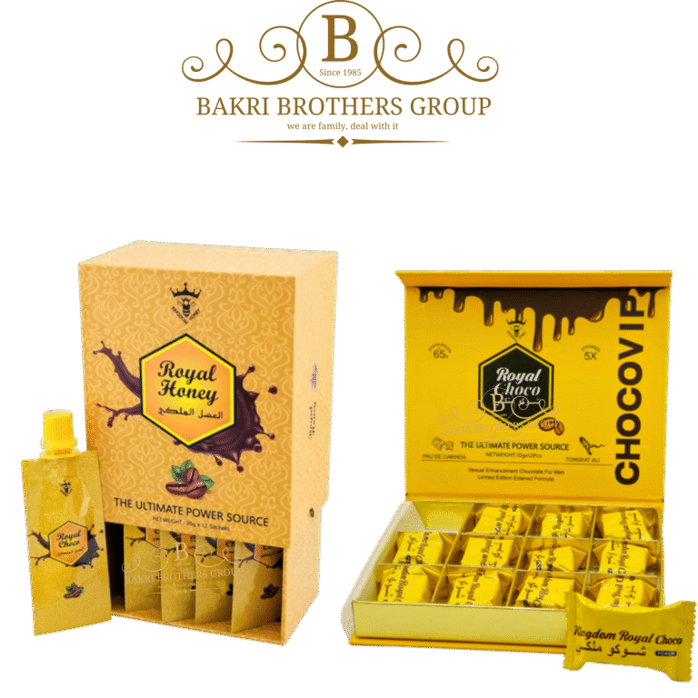 Natural honey sachets with herbal chocolate squares, bundled for adult support