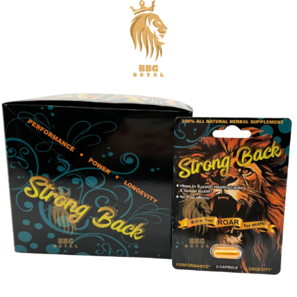 Strong Back herbal supplement capsule natural energy support formula