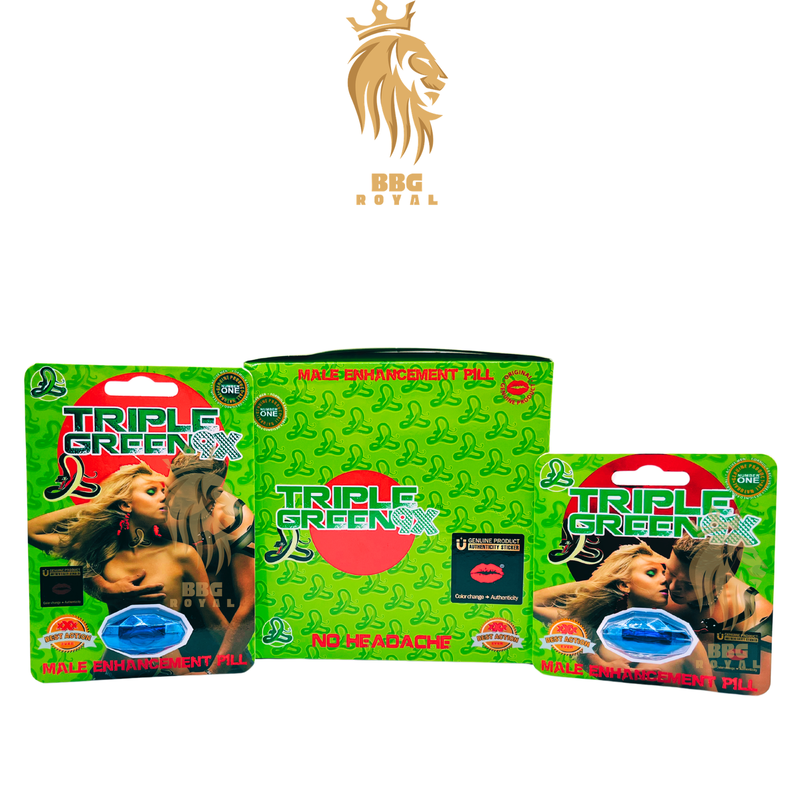 110 Triple Green 9X herbal supplement capsule fast acting natural wellness formula