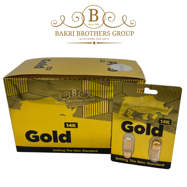 Gold 14K Performance Support Capsules | Herbal Energy & Vitality Enhancer