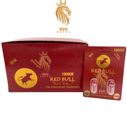 Red Bull 10000K herbal supplement capsule extra strength natural energy support