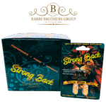 Strong Back herbal supplement capsules for men with daily natural energy and wellness support