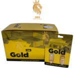 Gold 14K herbal supplement capsule natural energy and wellness support formula