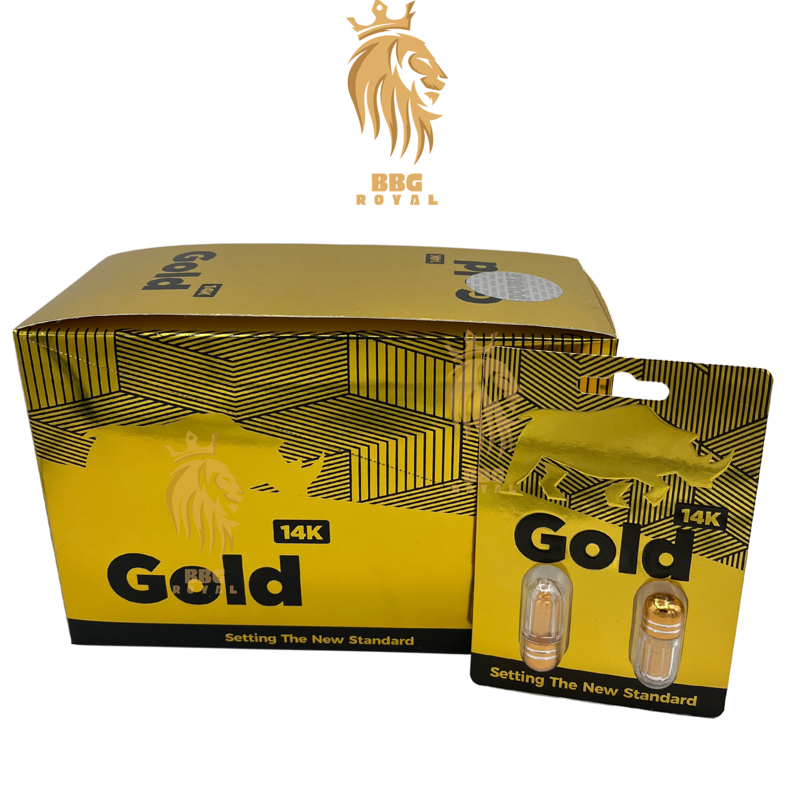 147 Gold 14K herbal supplement capsule natural energy and wellness support formula