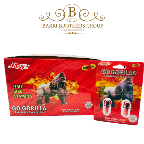 Go Gorilla Herbal Performance Support | Enhances Vitality, Energy & Endurance