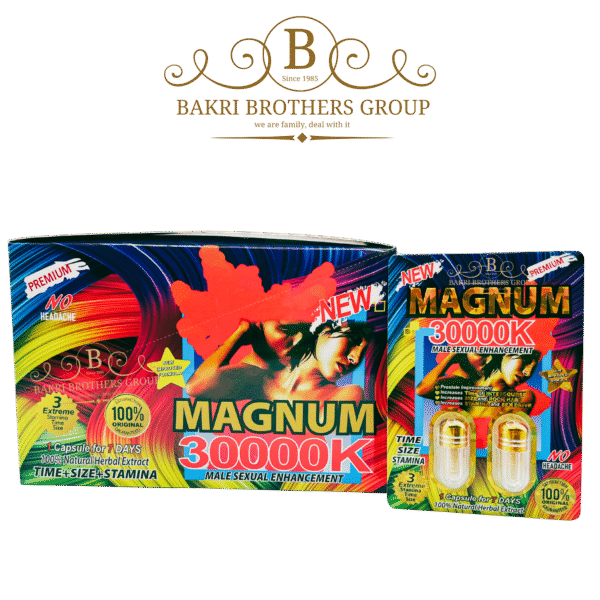Magnum 30000K Herbal Performance Supplement | Maximum Size, Time & Stamina Support