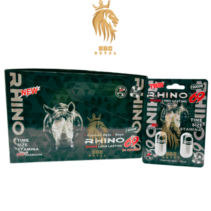 Rhino 69 19000K herbal supplement capsule long lasting natural support formula