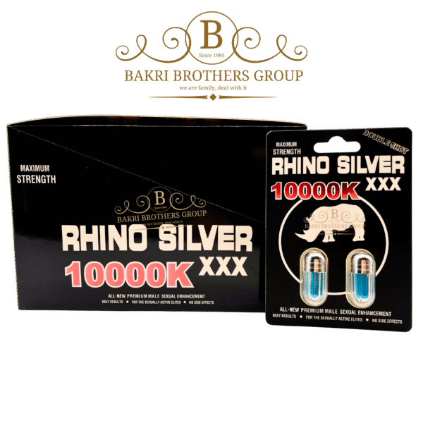 Rhino Silver 10000K XXX Herbal Performance Supplement | Maximum Strength Vitality Support
