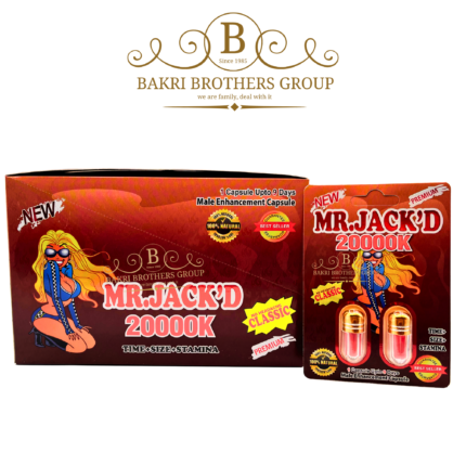 Mr. Jack’d 20000K herbal capsule for men with long-lasting natural support