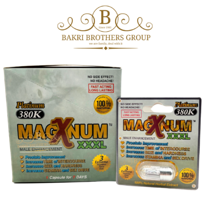 High-strength herbal support capsule in bold black and gold MagXnum packaging