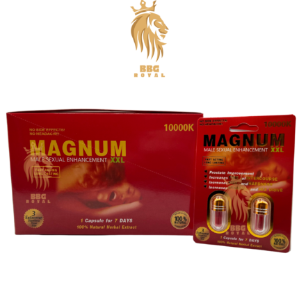 Magnum 10000K XXL herbal capsules fast acting long lasting natural support formula