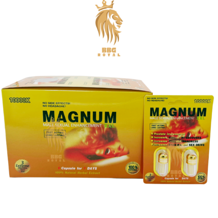 Magnum 10000K herbal supplement capsule fast acting natural energy support formula