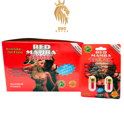 Red Mamba 10000K herbal supplement capsule long lasting natural support formula