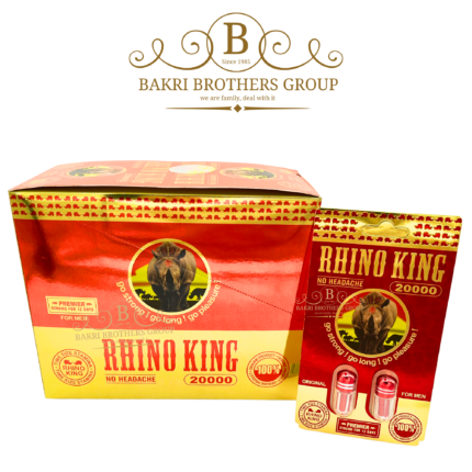 Rhino King 20000 Herbal Capsule for Men – Long-Lasting Natural Wellness Support with No Headache