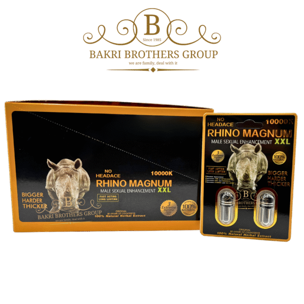 Rhino Magnum XXL 10000K Male Performance Support | Bigger, Harder, Thicker | No Headache | Long Lasting