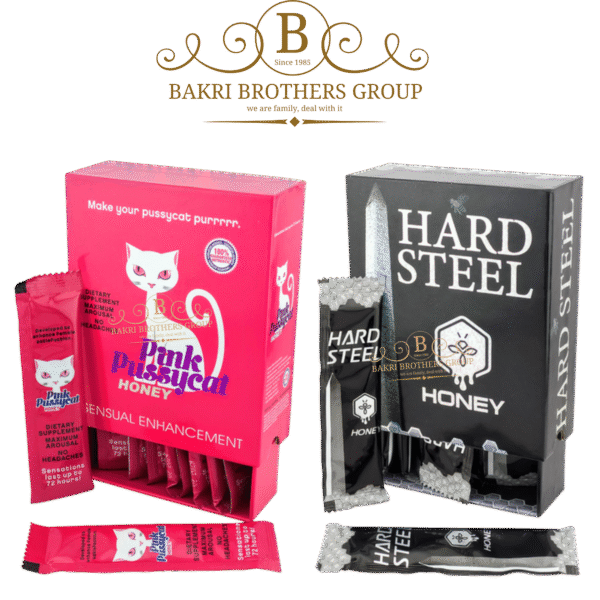 Pink Pussycat & Hard Steel Honey – Sensual Enhancement Duo for Women & Men