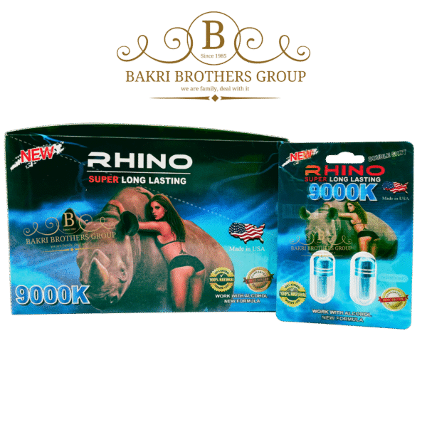 Rhino Super Long Lasting 9000K Male Performance Support | Natural Formula | No Headache | Endurance Enhancer