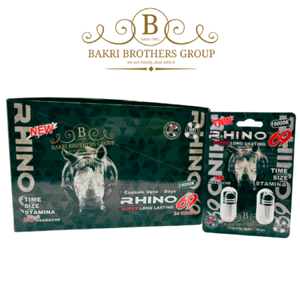Rhino 69 19000K men’s herbal supplement with natural ingredients for fast and long-lasting daily support