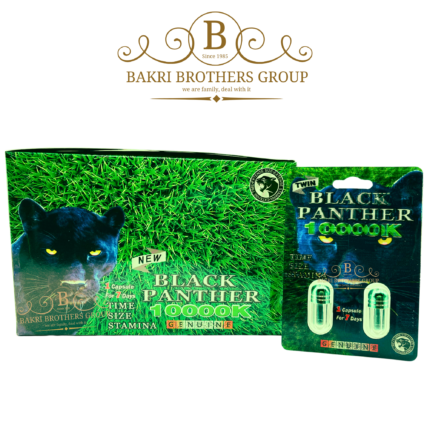 Black Panther 10000K herbal supplement for men with long-lasting natural support and discreet packaging