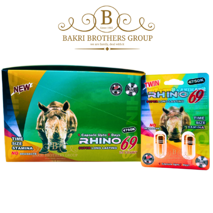 Rhino 69 4750K natural herbal support capsule for men with long-lasting effect