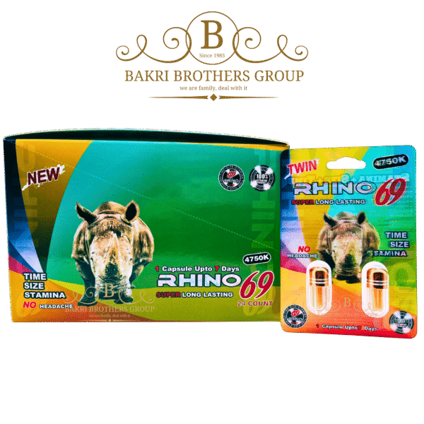 Rhino 69 4750K Super Long Lasting Male Enhancement | Time, Size & Stamina Support | No Headache