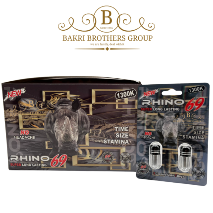 Rhino 69 1300K herbal supplement for men with long-lasting natural blend and discreet packaging