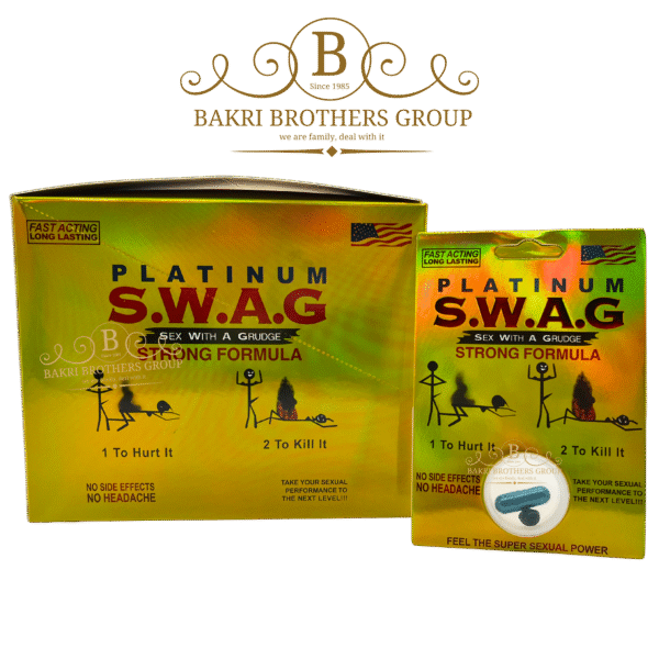 Platinum S.W.A.G Strong Formula | Fast Acting Male Support Pill | Long Lasting Stamina + Performance