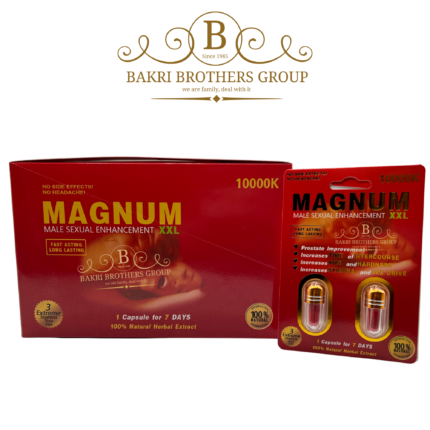 Magnum 10000K XXL herbal capsules for men with long-lasting plant-based formula