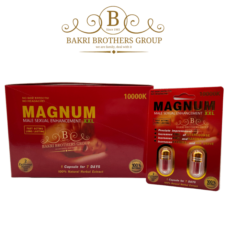 Magnum 10000K XXL herbal capsules for men with long-lasting plant-based formula