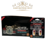 White Panther 10000K herbal capsule with 15-day formula for men, discreetly packaged