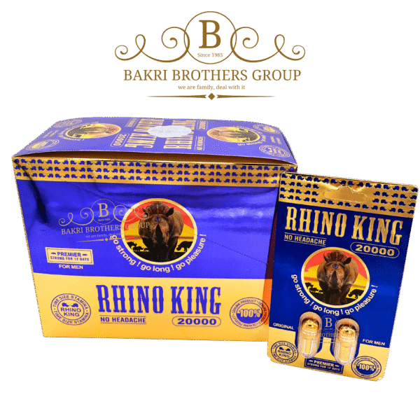 Rhino King 20000 Male Enhancement Capsules | Stamina & Performance Support for Men