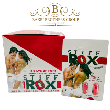 Stiff Rox herbal capsule for men with natural energy and wellness support