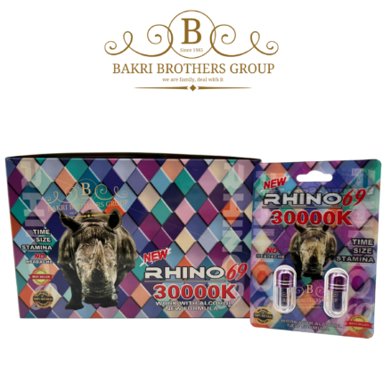 Rhino 69 30000K herbal capsule for men with advanced long-lasting formula and discreet packaging