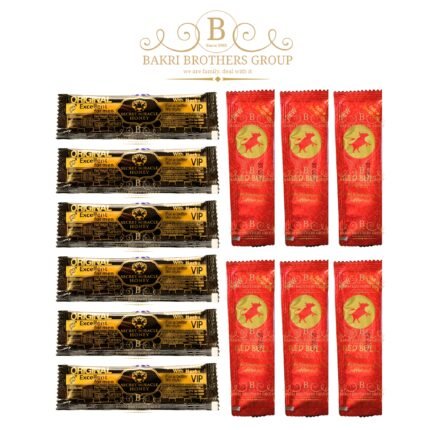 Natural honey pack of 6 Secret and 6 Red Bull sachets in a convenient duo format