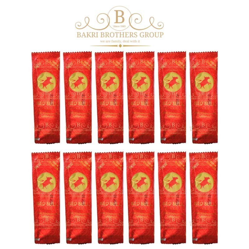 12 sachets of Red Bull Honey made with a blend of herbs and raw honey