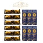 Honey duo featuring 6 Secret sachets and 6 Blue Bull blends, made from plant extracts