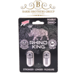 Rhino King 5000K+ Black Twin Pack | Two-Capsule Set | Rapid-Release