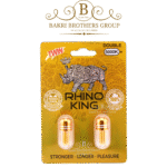 Rhino King 5000K+ Gold | Twin Pack | Rapid-Release Capsules